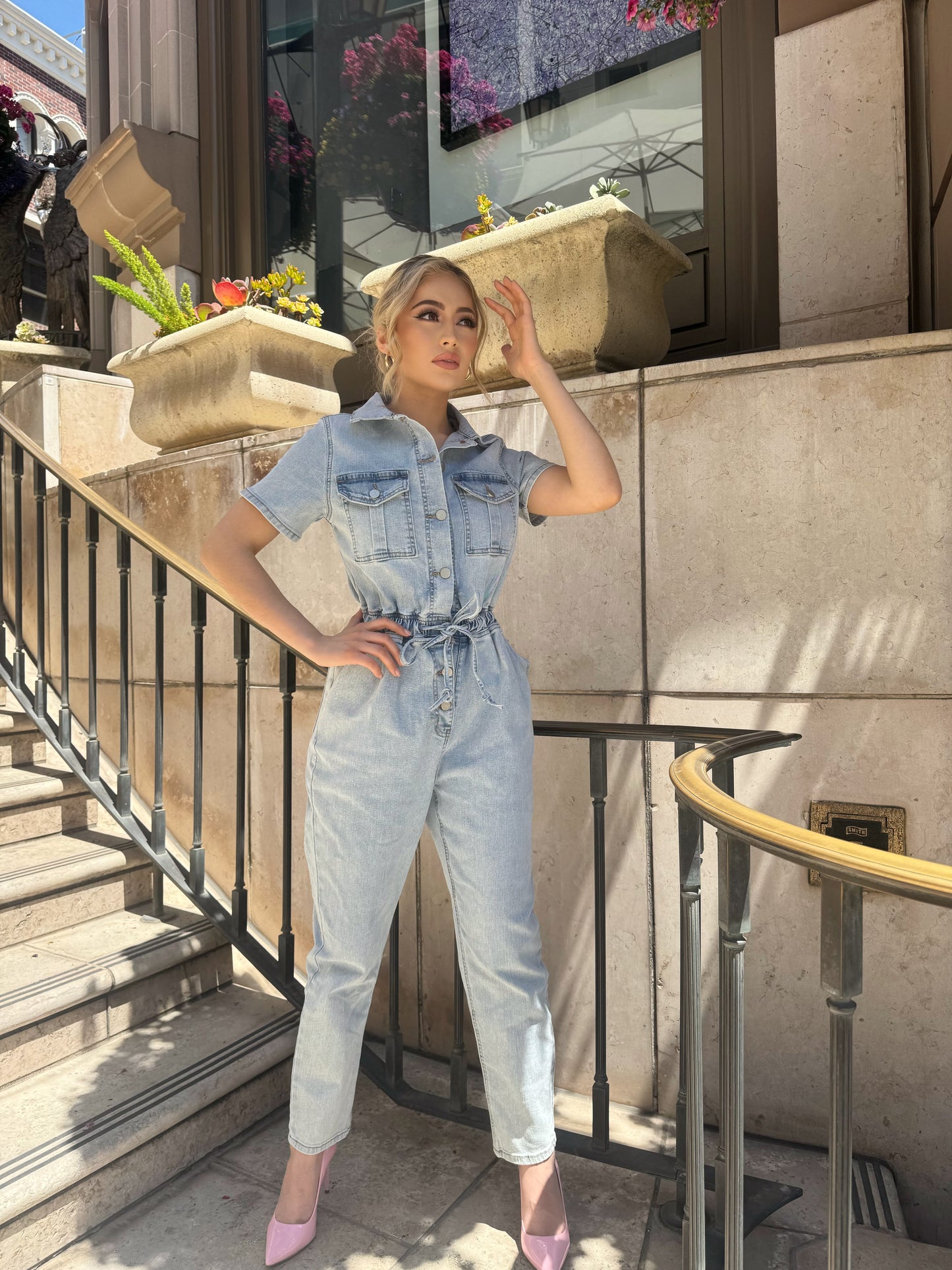 KYLEE - DENIM JUMPSUIT