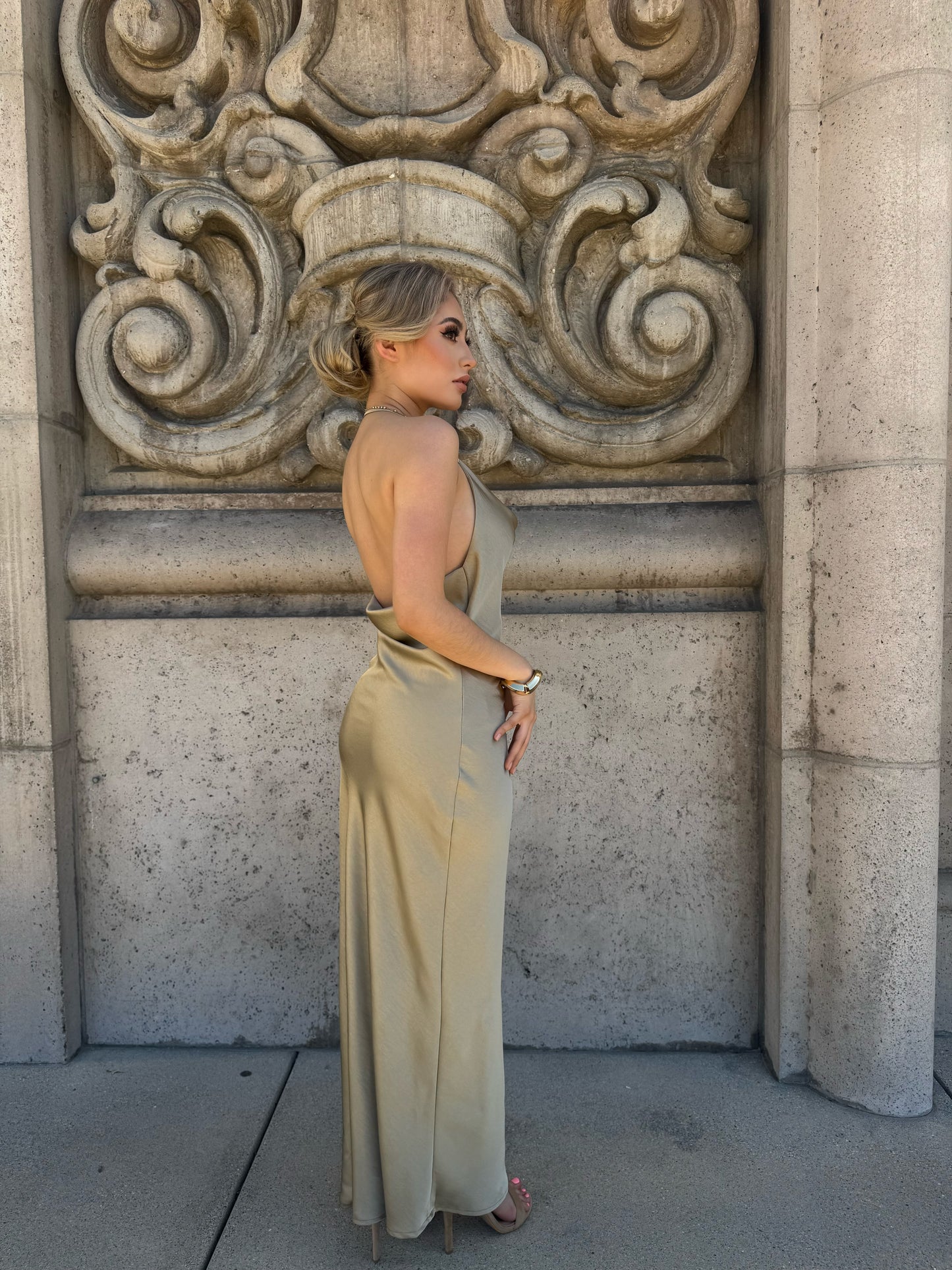 JESSE - SATIN DRESS
