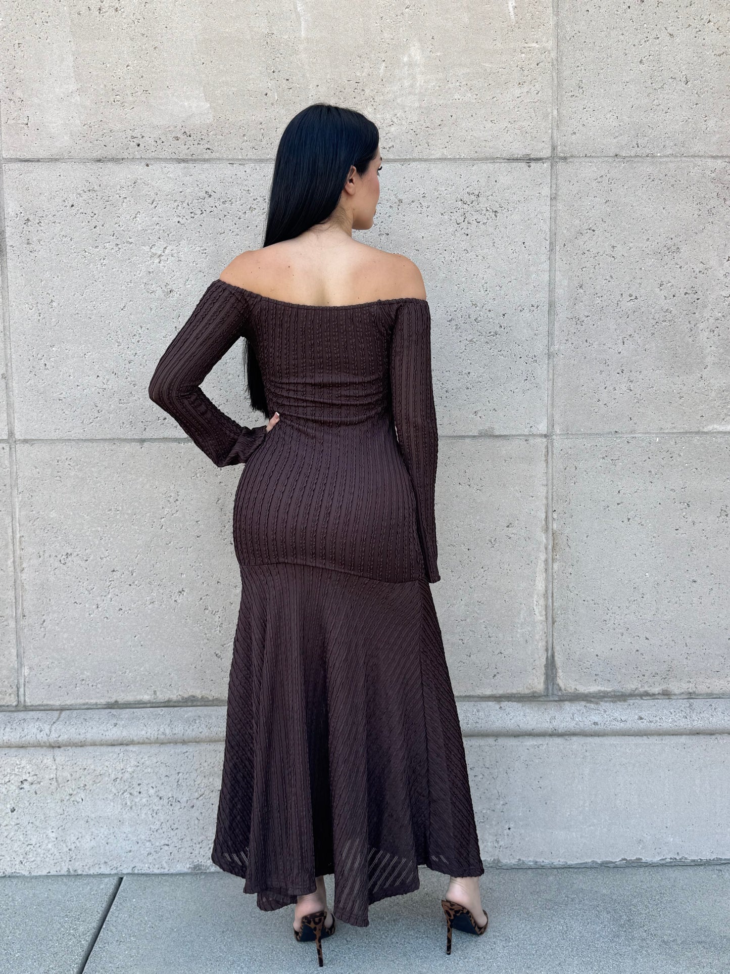 CLARISSA - OFF SHOULDER DRESS