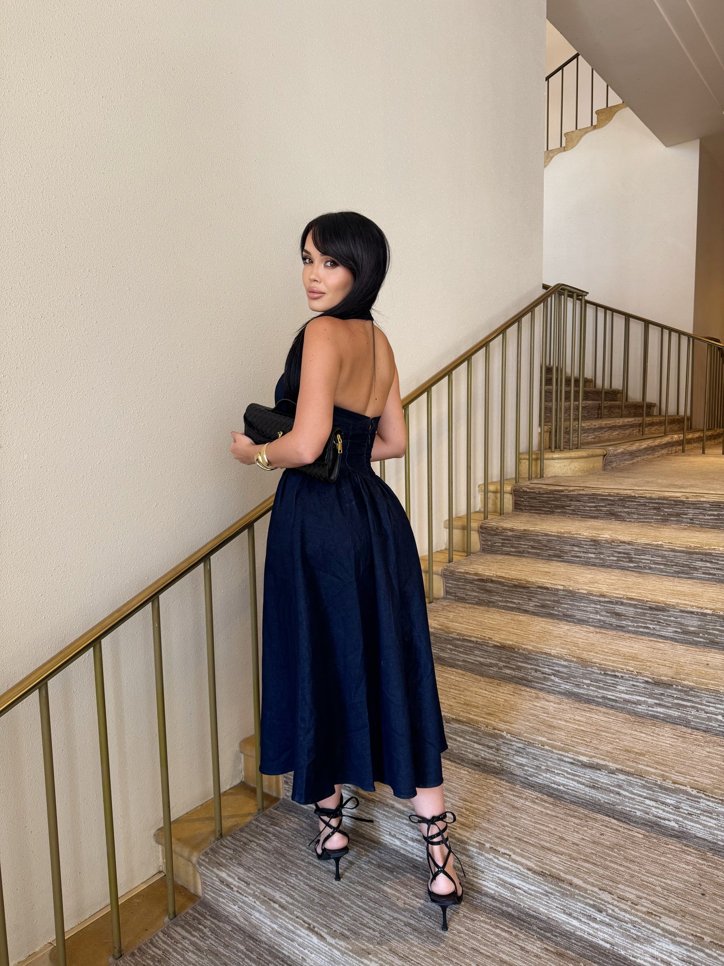 RENA - HALTER DRESS