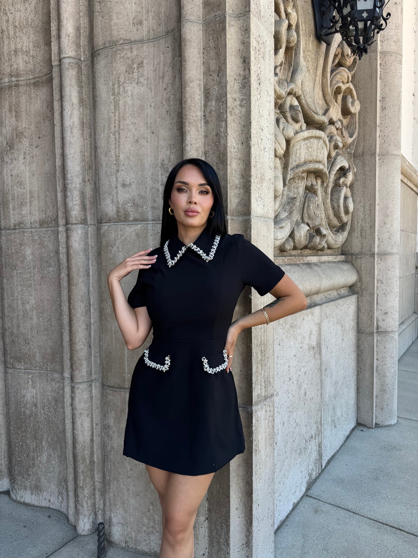 GIA - BLACK PEARL DRESS
