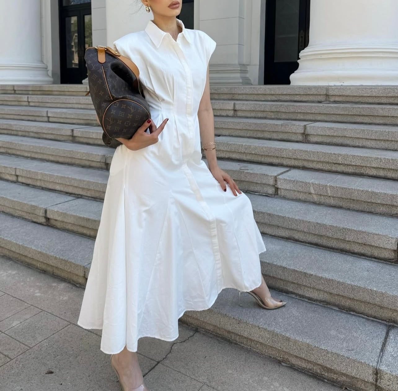 LUIZA - BUTTON UP DRESS