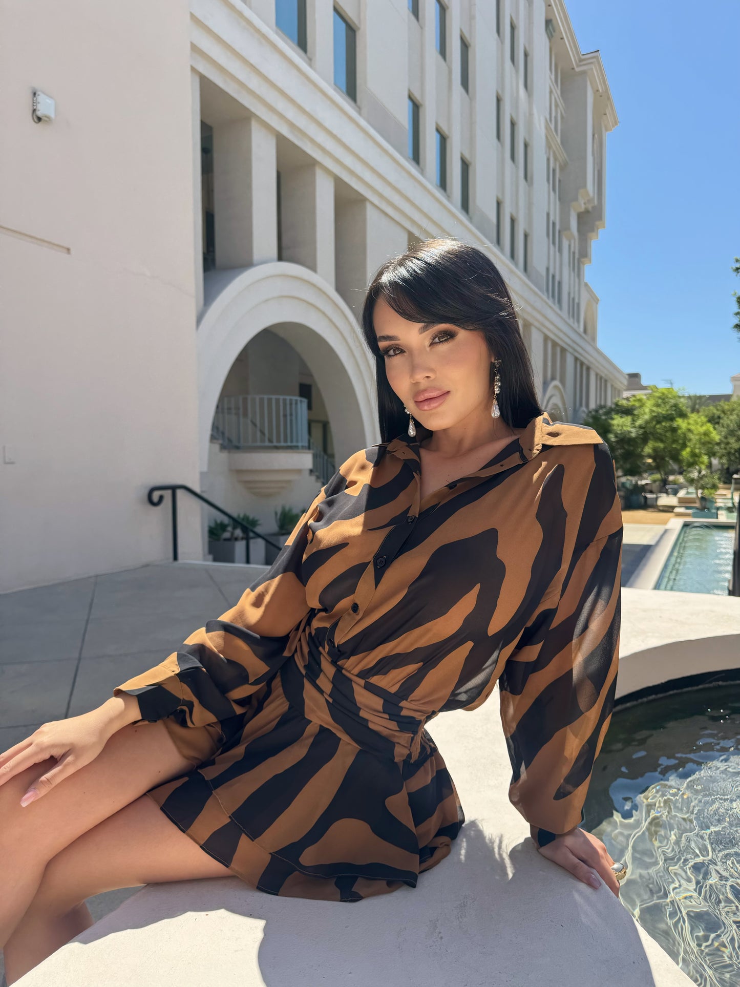 MARI - SLIM WAIST ROMPER