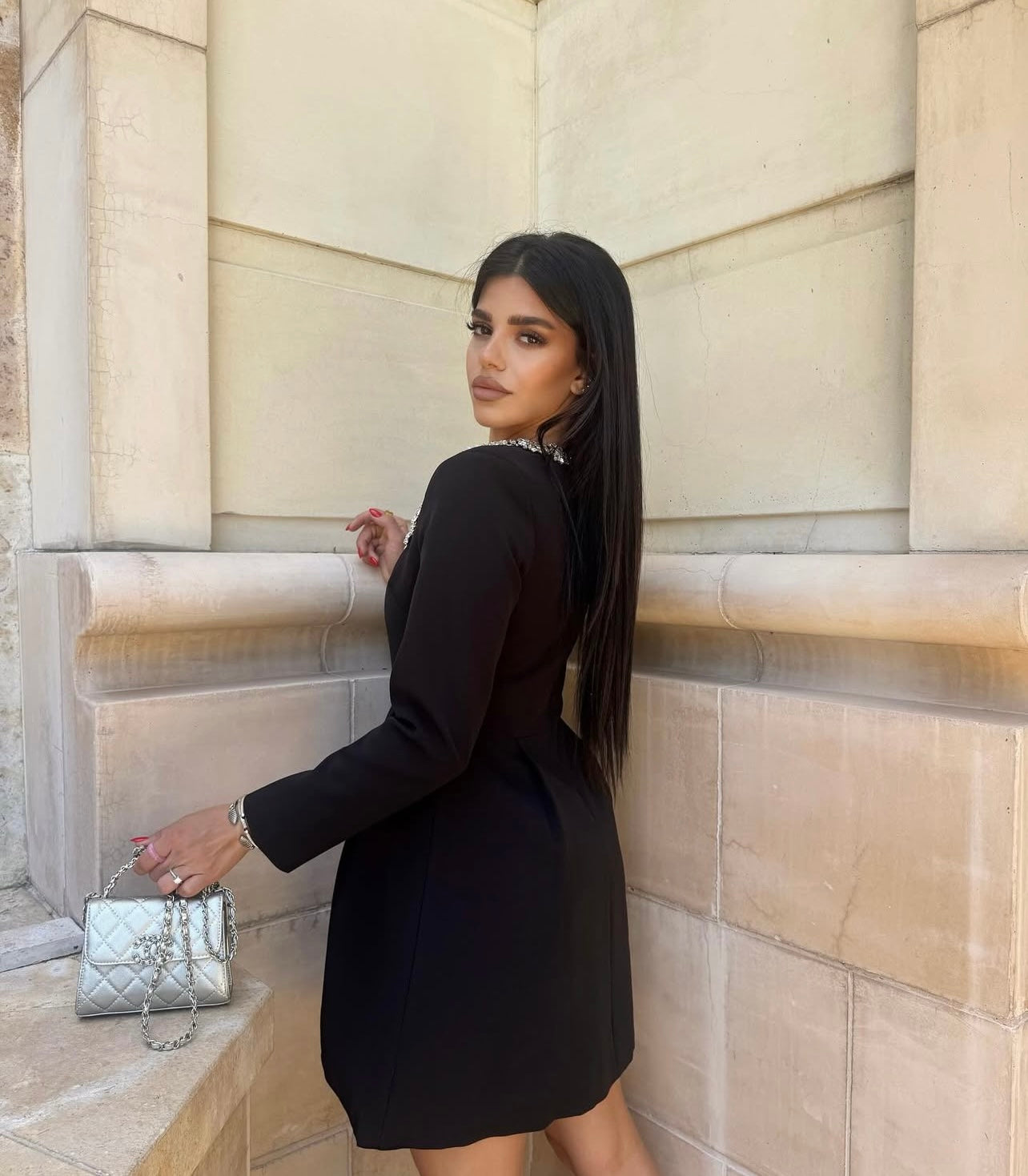 AMBER - STUDDED DRESS