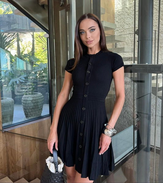 BELLA - BUTTON DRESS