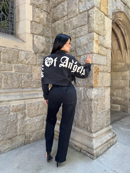 CITY OF ANGELS CROPPED JACKET