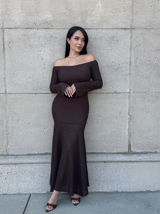 CLARISSA - OFF SHOULDER DRESS