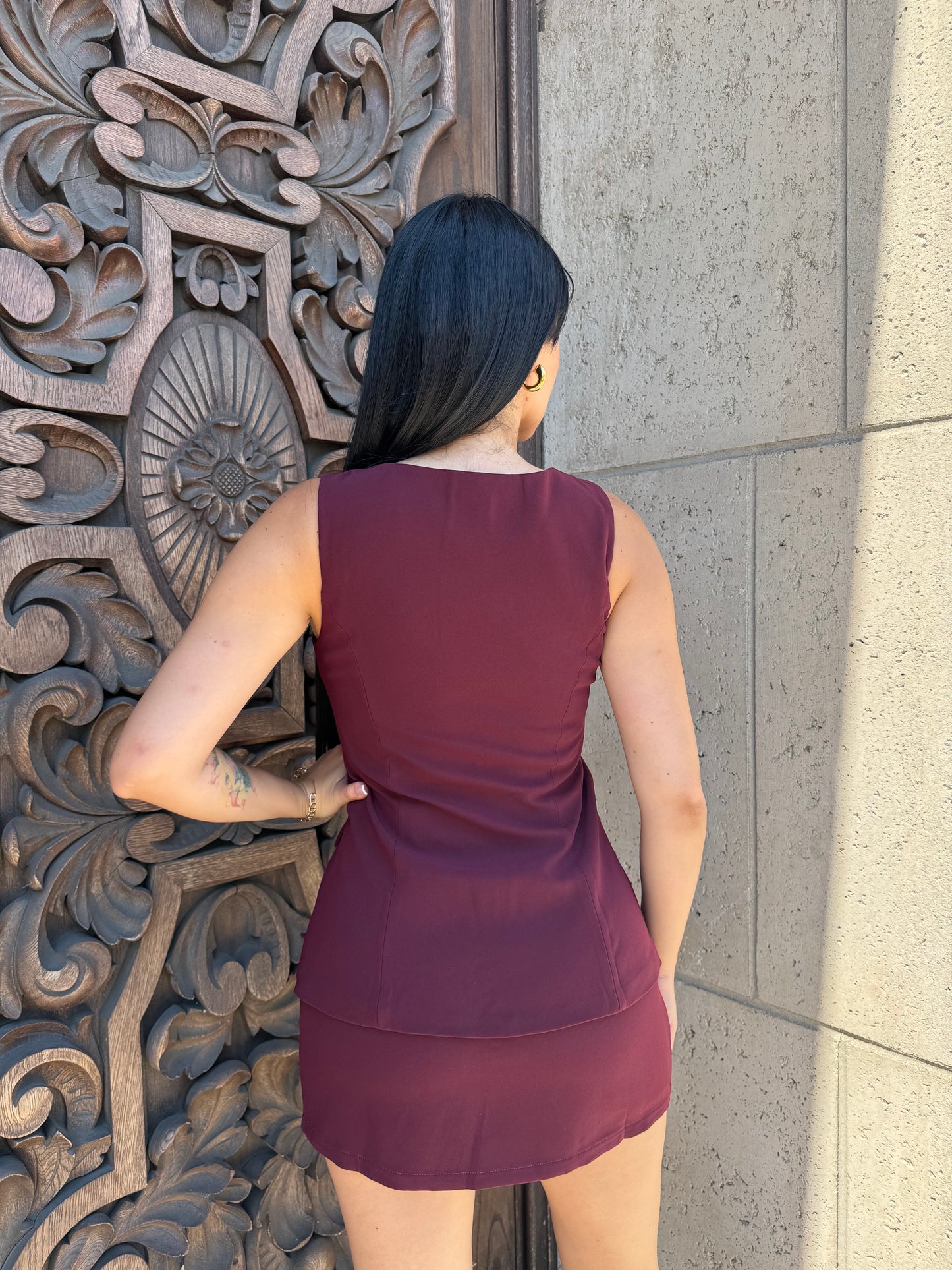 AMELIA - SQUARE NECK DRESS