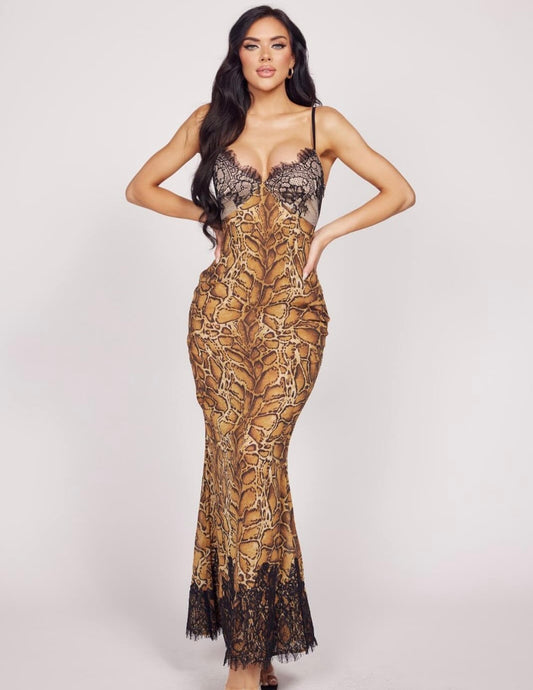 LYDIA - LEOPARD DRESS