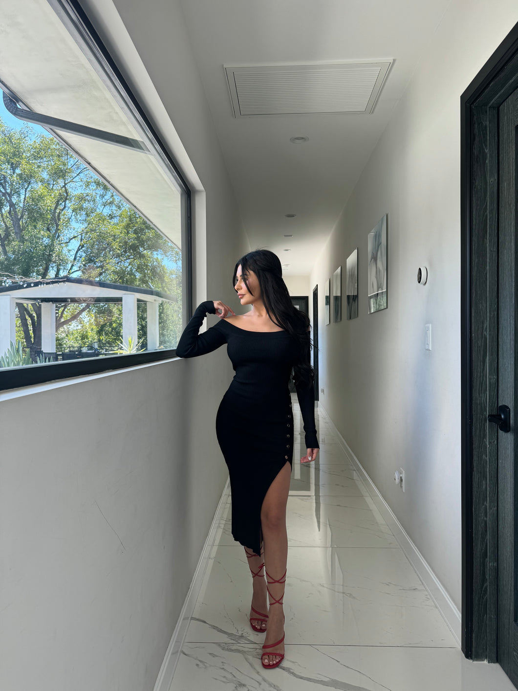 Jaycee-Off Shoulder Dress