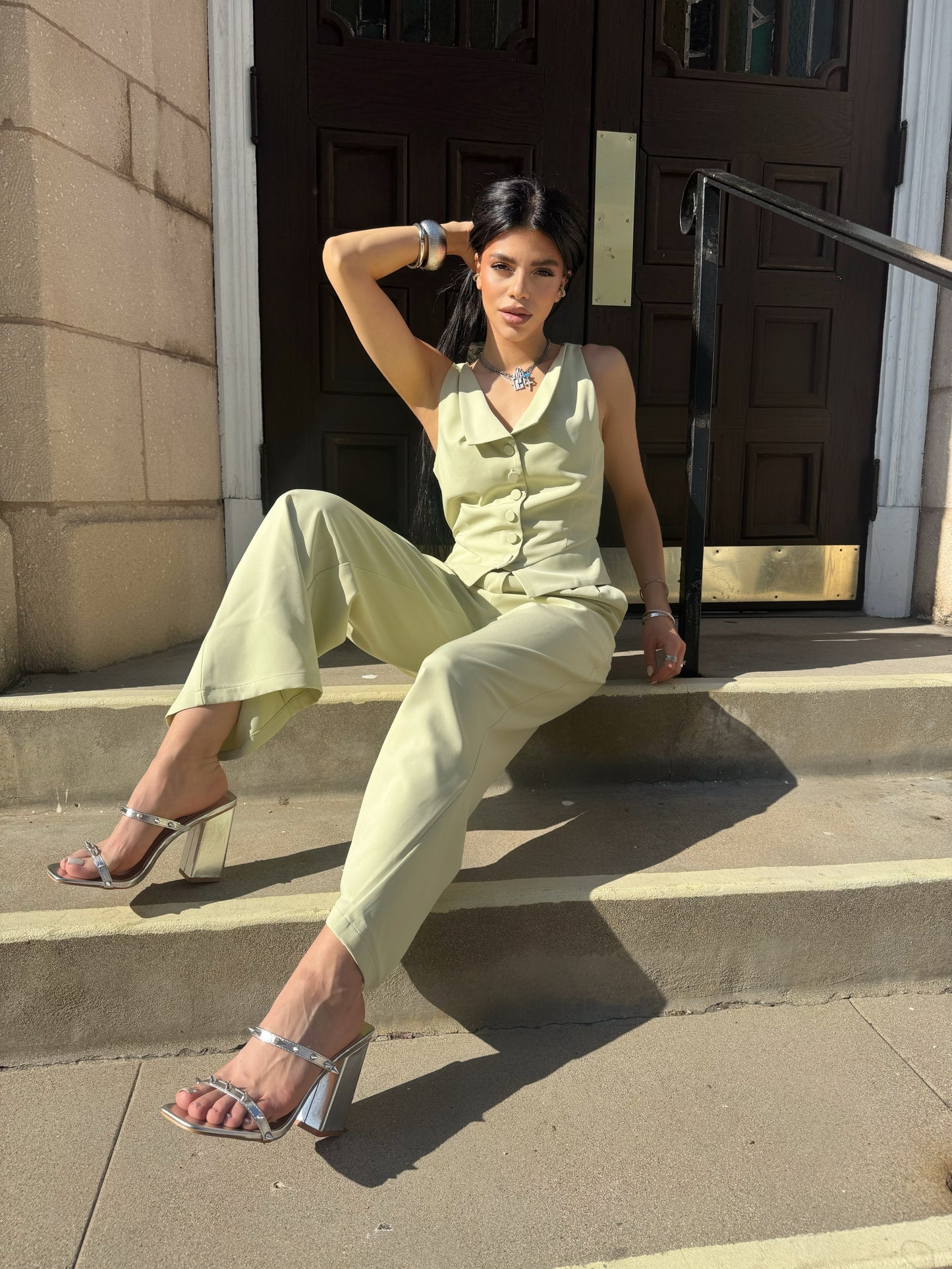 LIZZIE - VEST PANTS SET