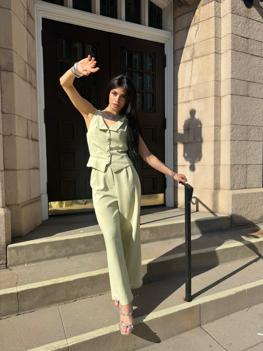LIZZIE - VEST PANTS SET