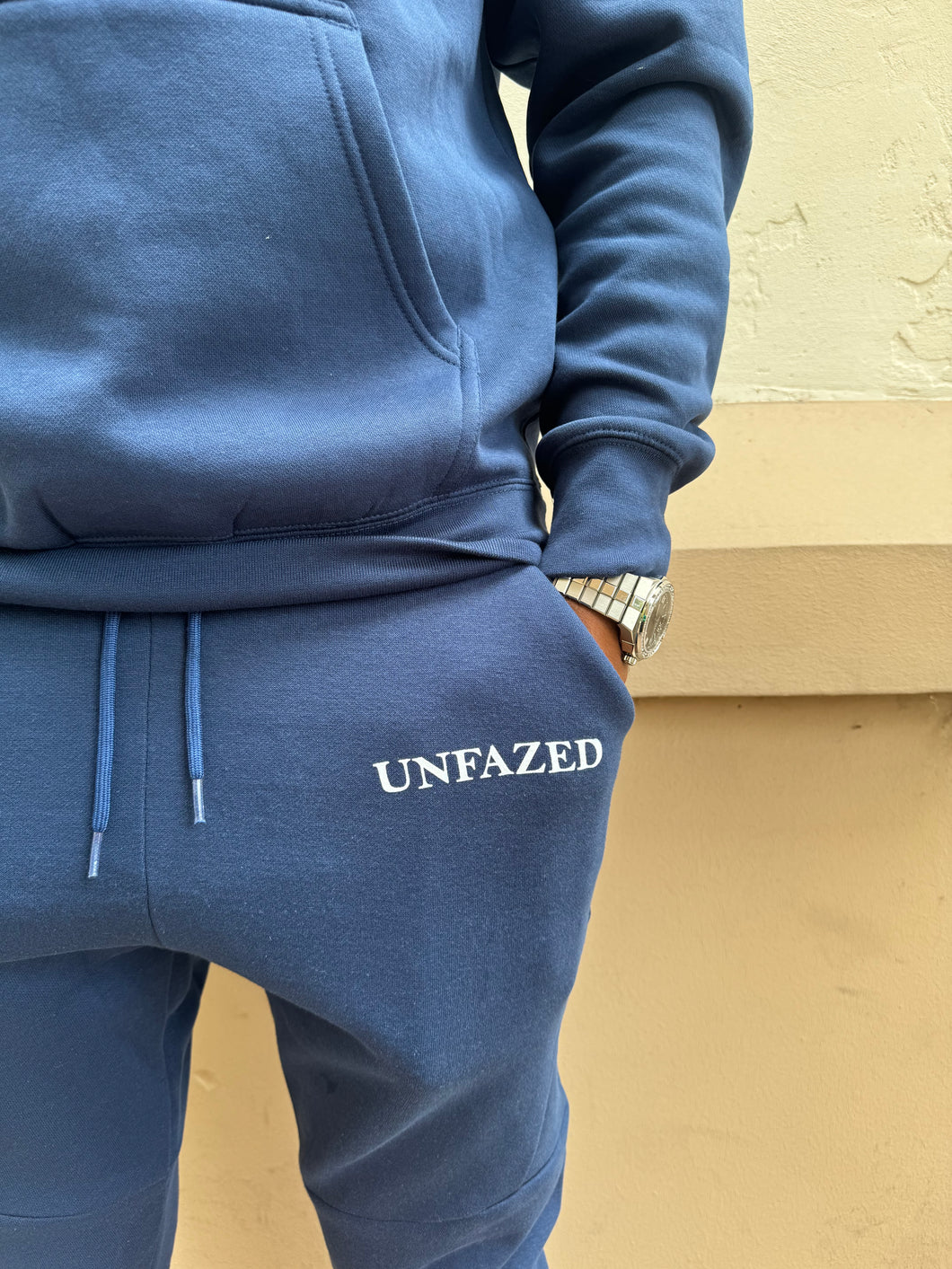 Unfazed Sweats-Navy Blue